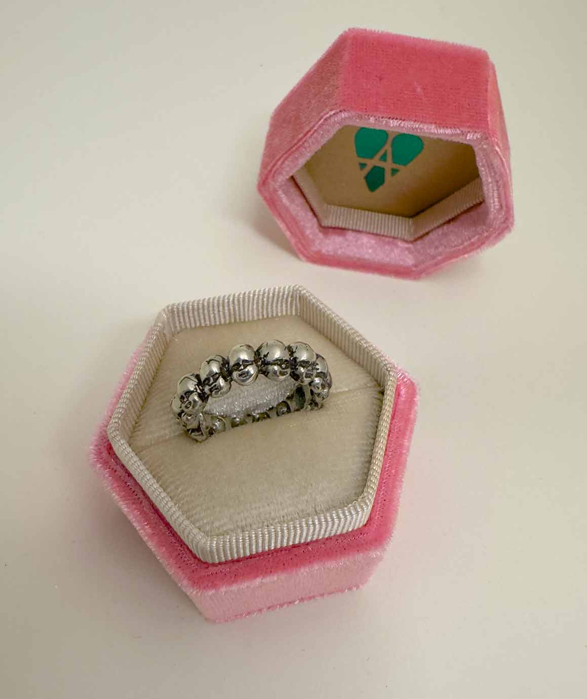 Velvet Ring Box in Green by Anomaly Jewelry - Image 6