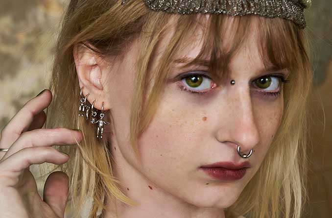 Baby Doll Arm Hoop Earrings - Image 9