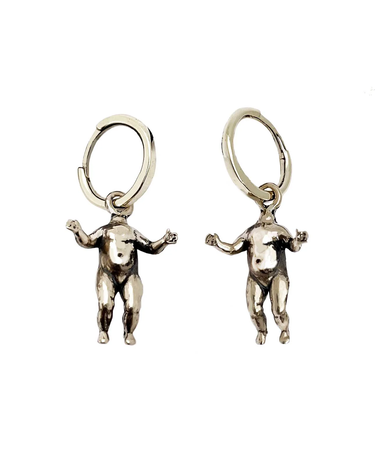 Baby Doll Bottom Hoop Earrings - Image 18
