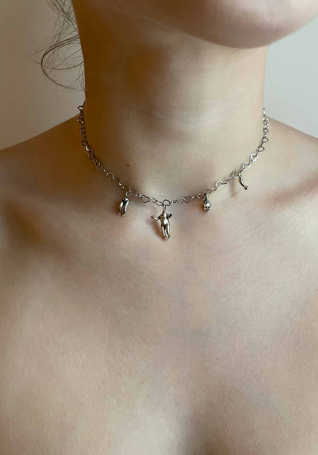 Baby Doll Parts Charm Necklace - Image 3