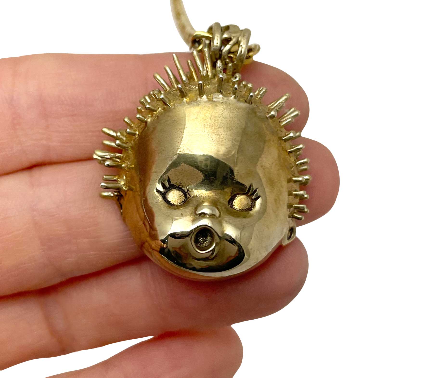 Baby Doll Head Haircut Mishap Necklace - Image 10