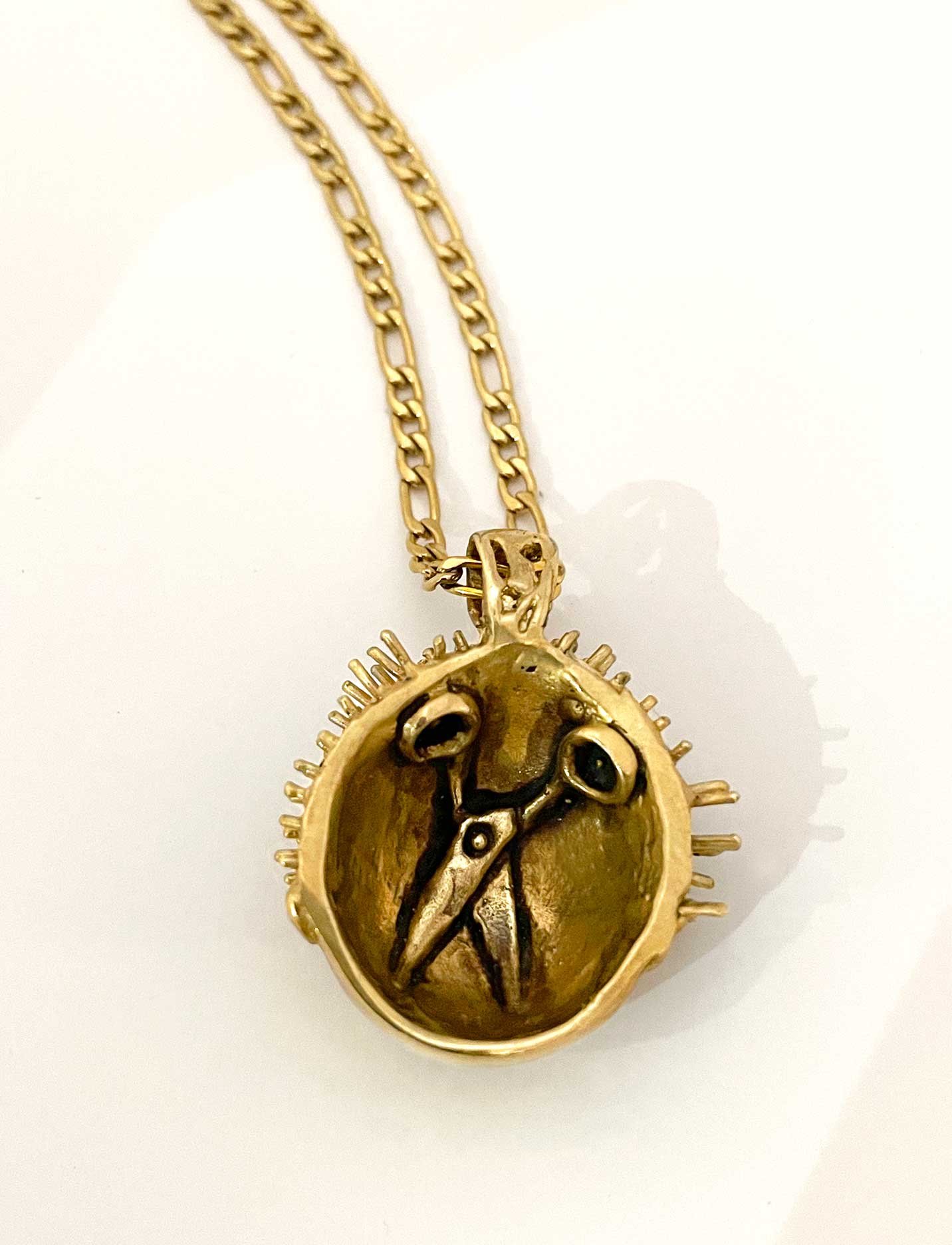Baby Doll Head Haircut Mishap Necklace - Image 6