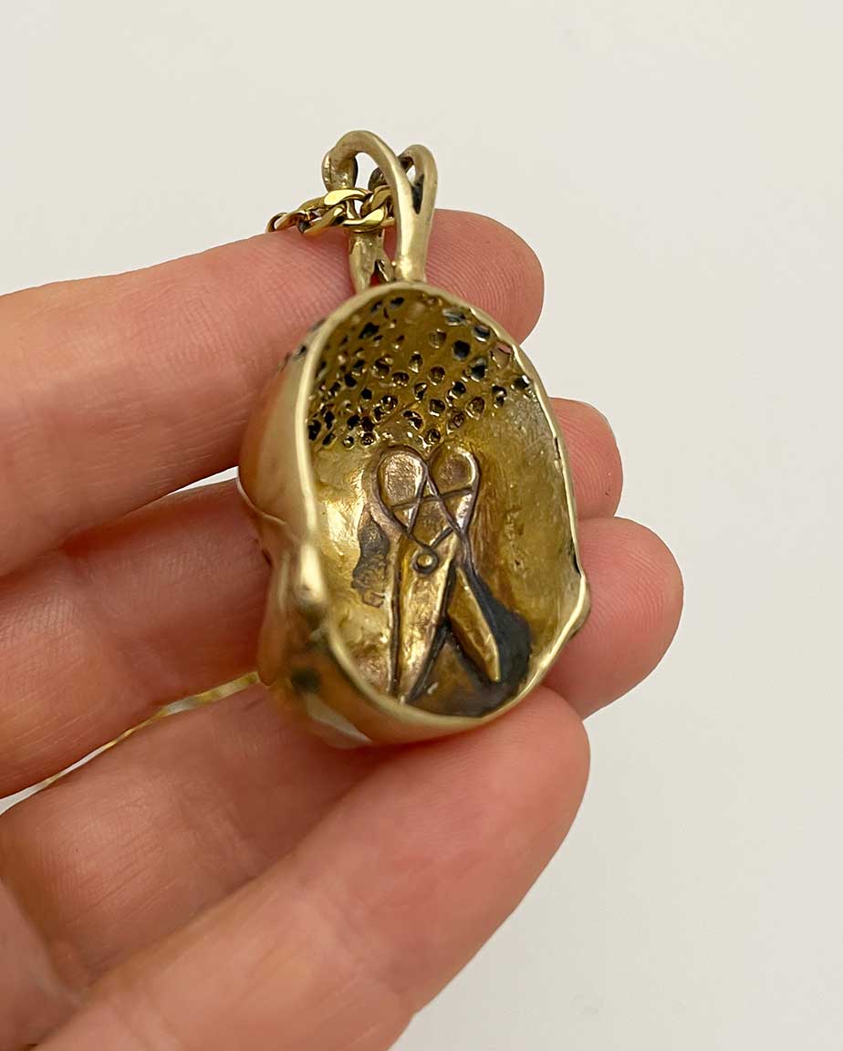 Baldie Doll Head Necklace - Image 6