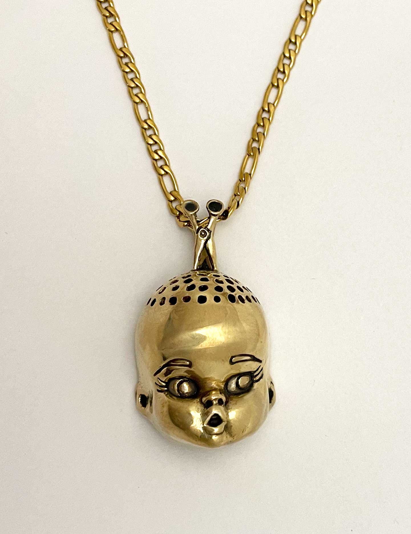Baldie Doll Head Necklace - Image 7