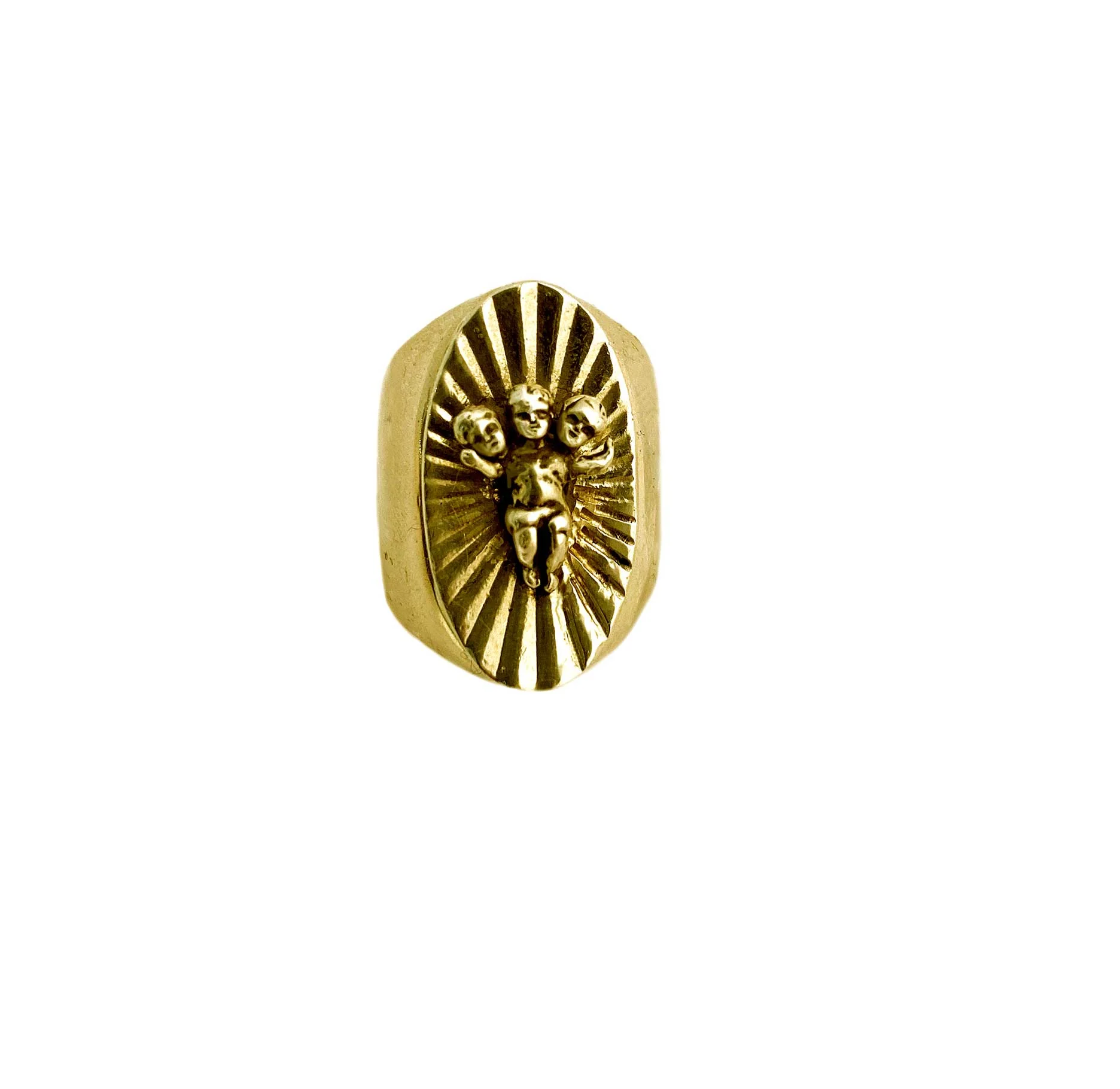 Big Three Headed Baby Ring - Image 5