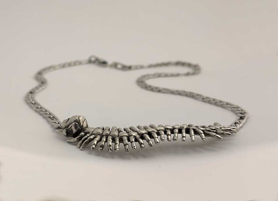 Centipede Girl Necklace - Image 4