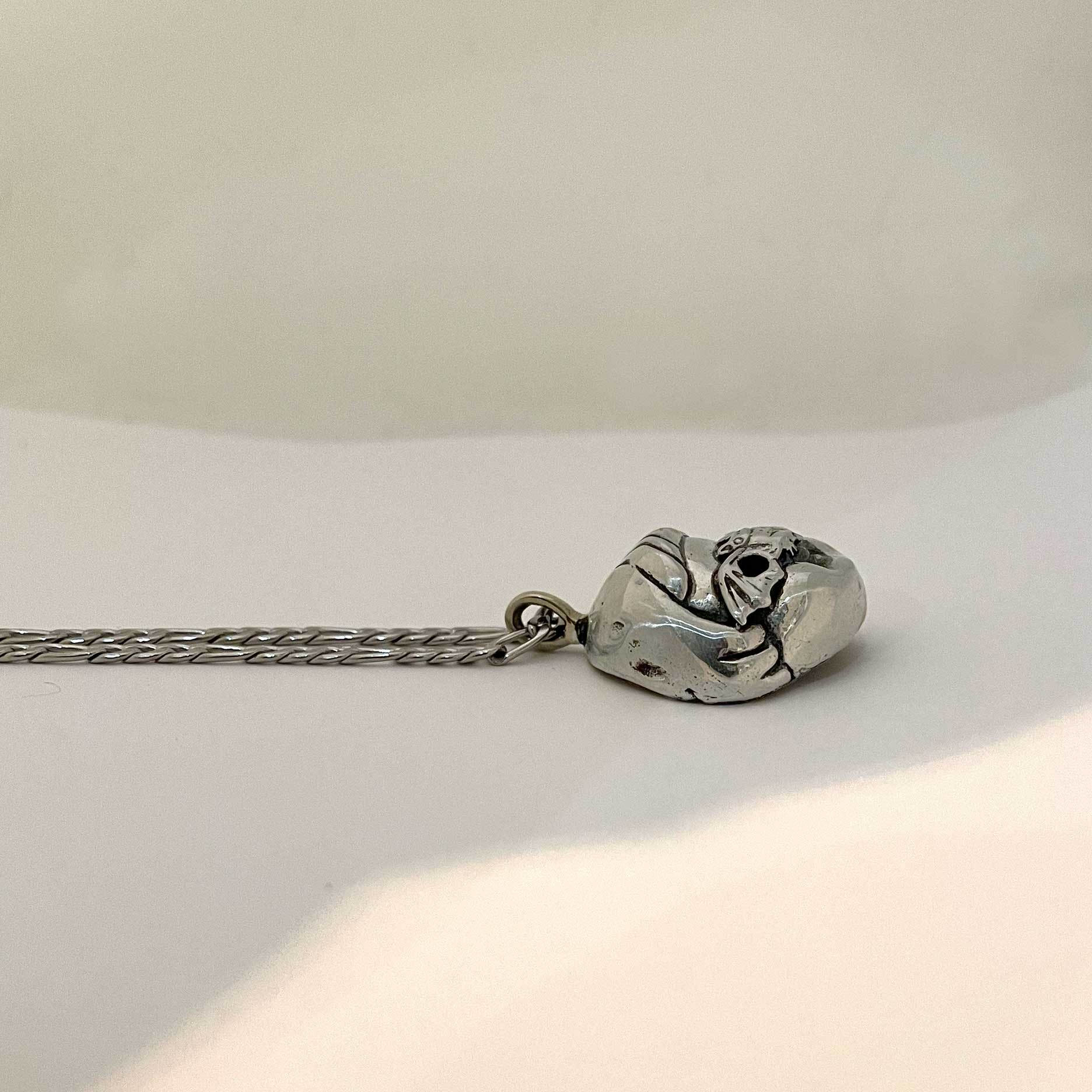 Masked Baby Doll Necklace (Bat your Eyes) - Image 3