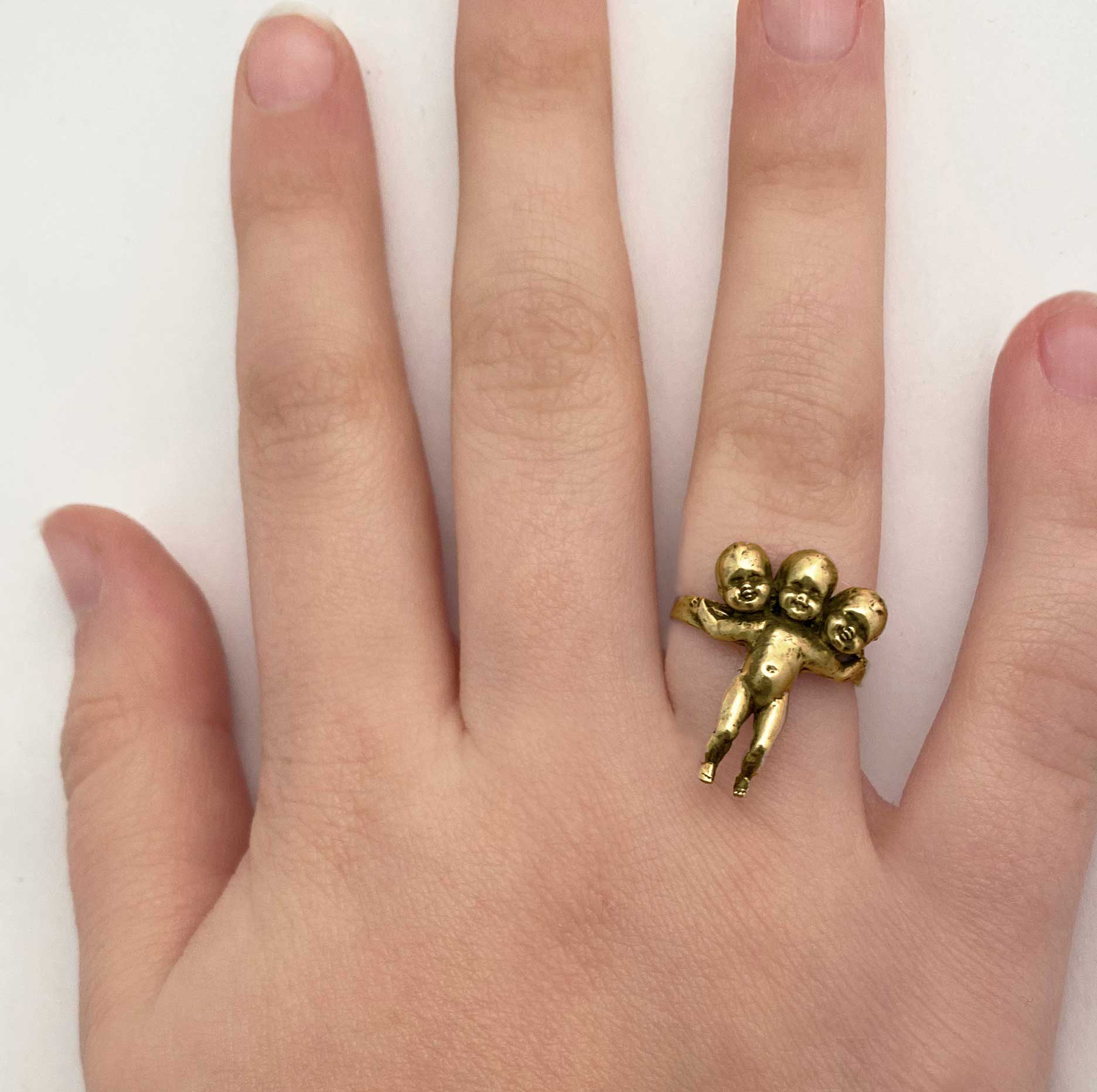 Three Headed Baby Ring - Image 13