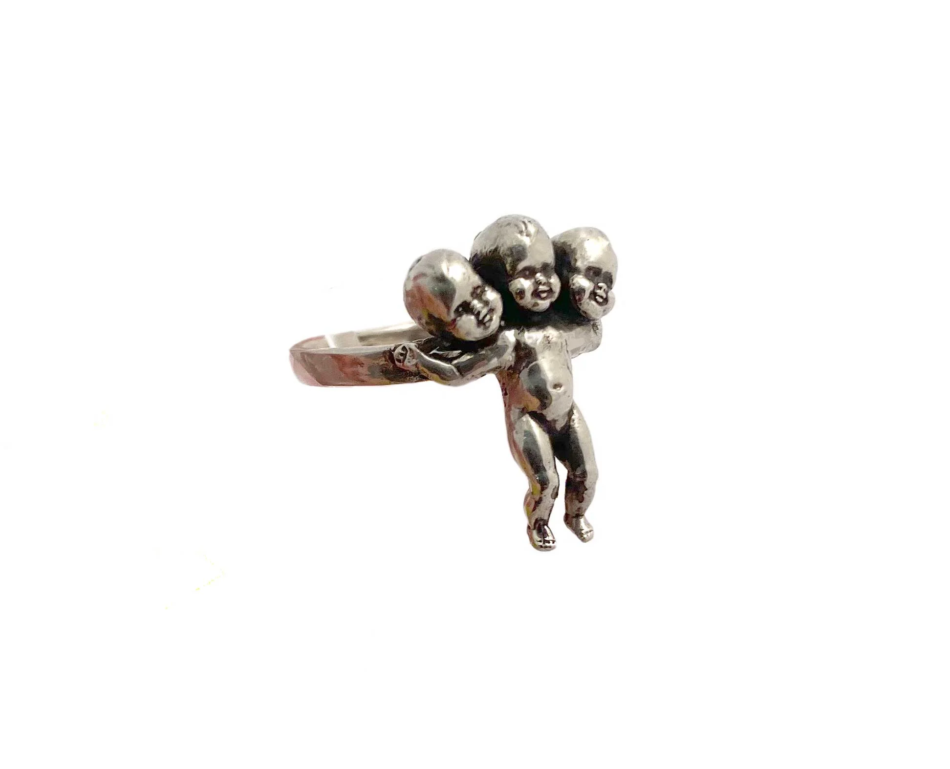 Three Headed Baby Ring - Image 4