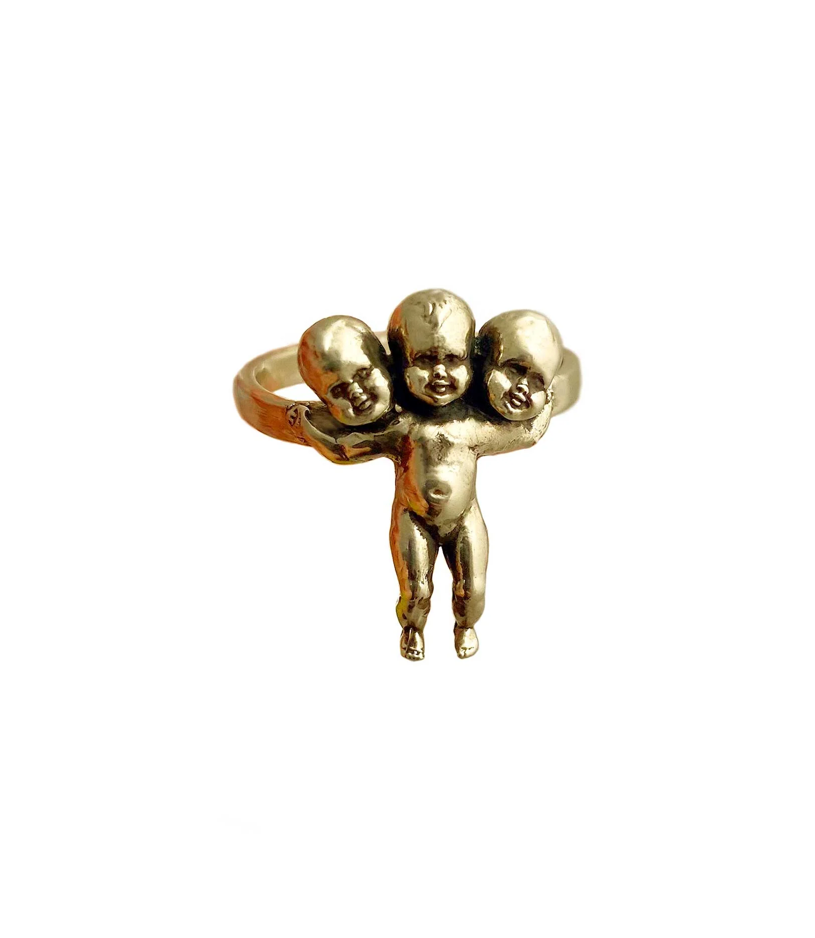 Three Headed Baby Ring - Image 7