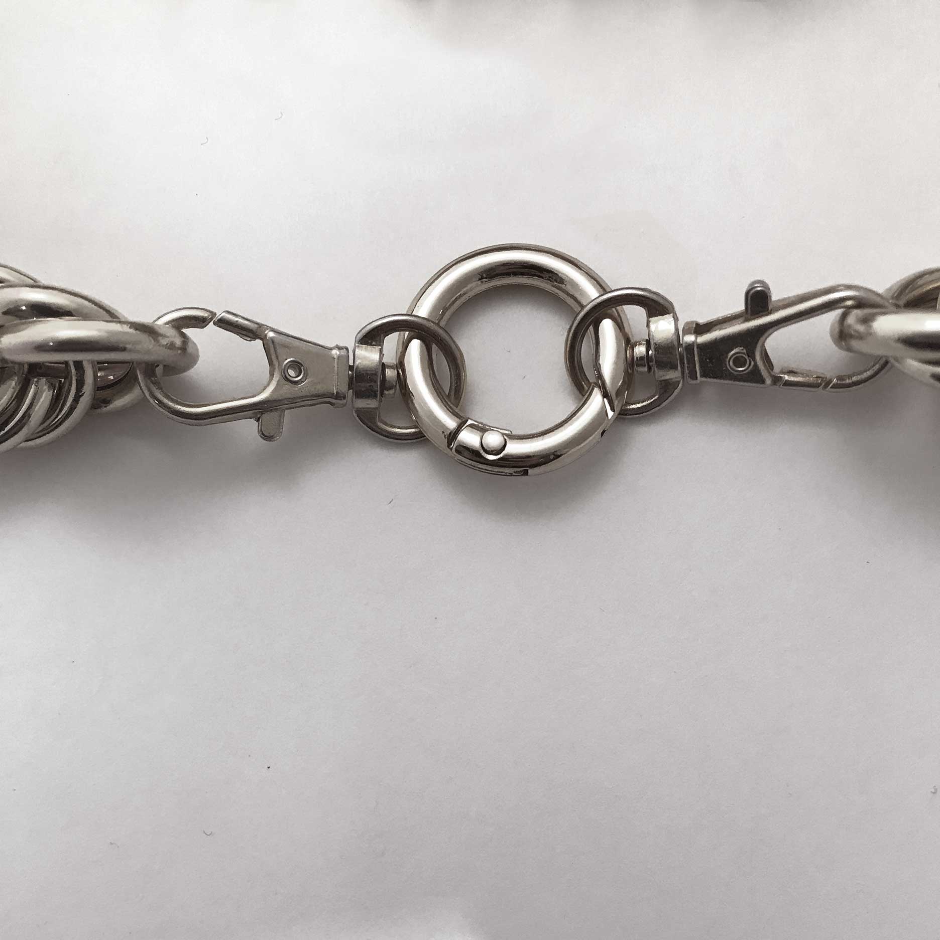 Rope Chain Dog Collar "The Dookie" in Silver - Image 4