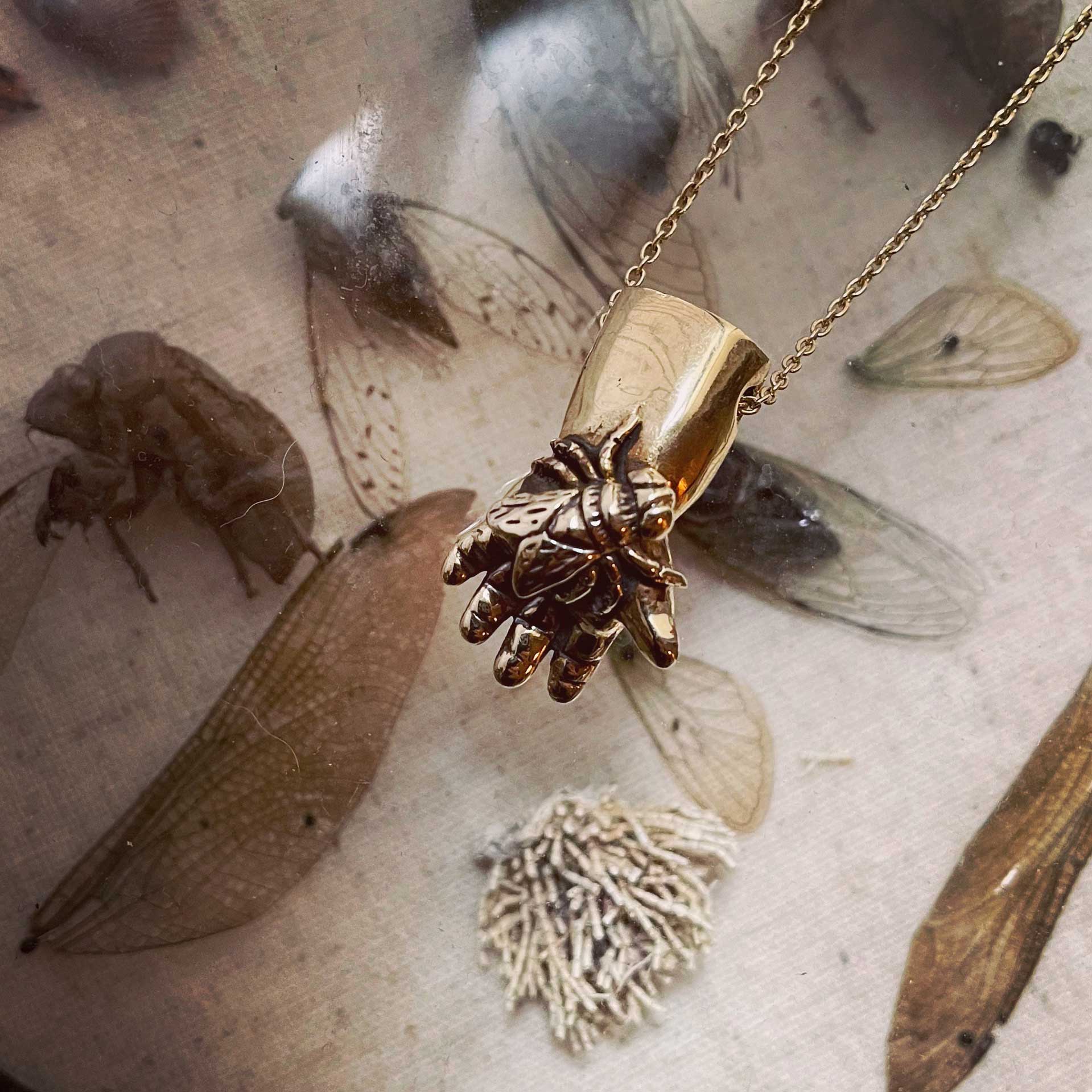 Fly in Hand Necklace - Image 8