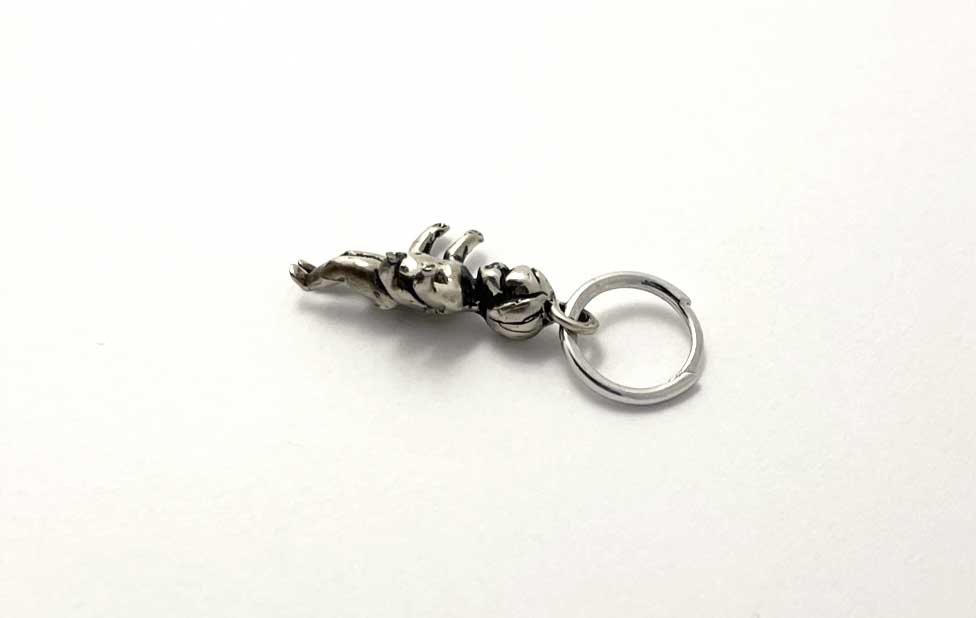 Four Armed Baby Hoop Earrings - Image 3