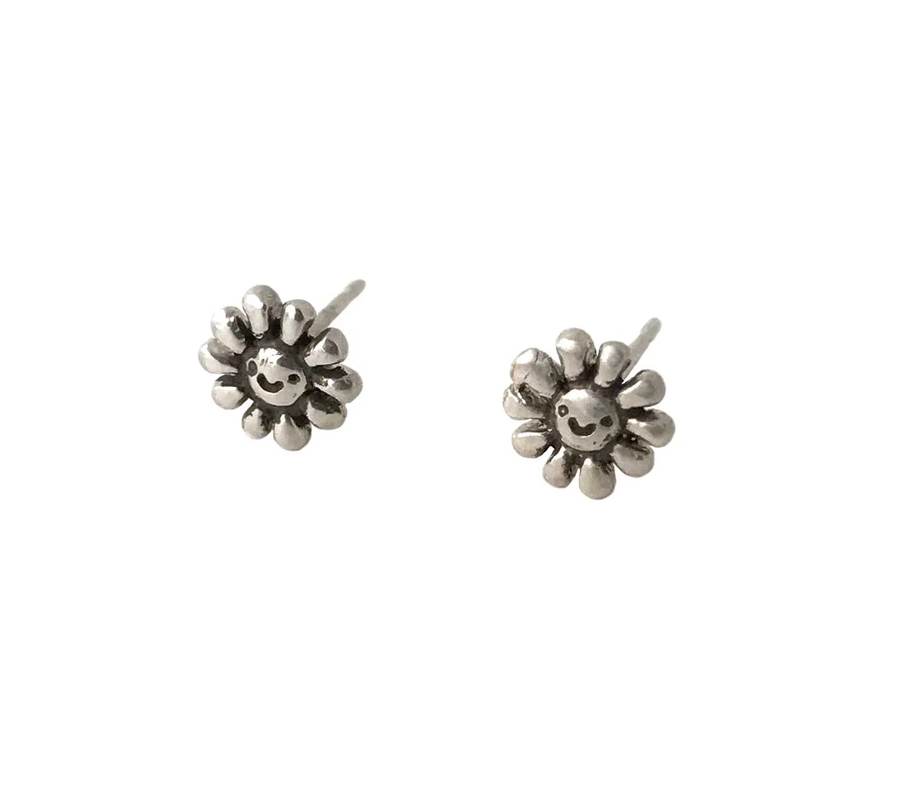 Happy Flower Stud Earrings - Image 2