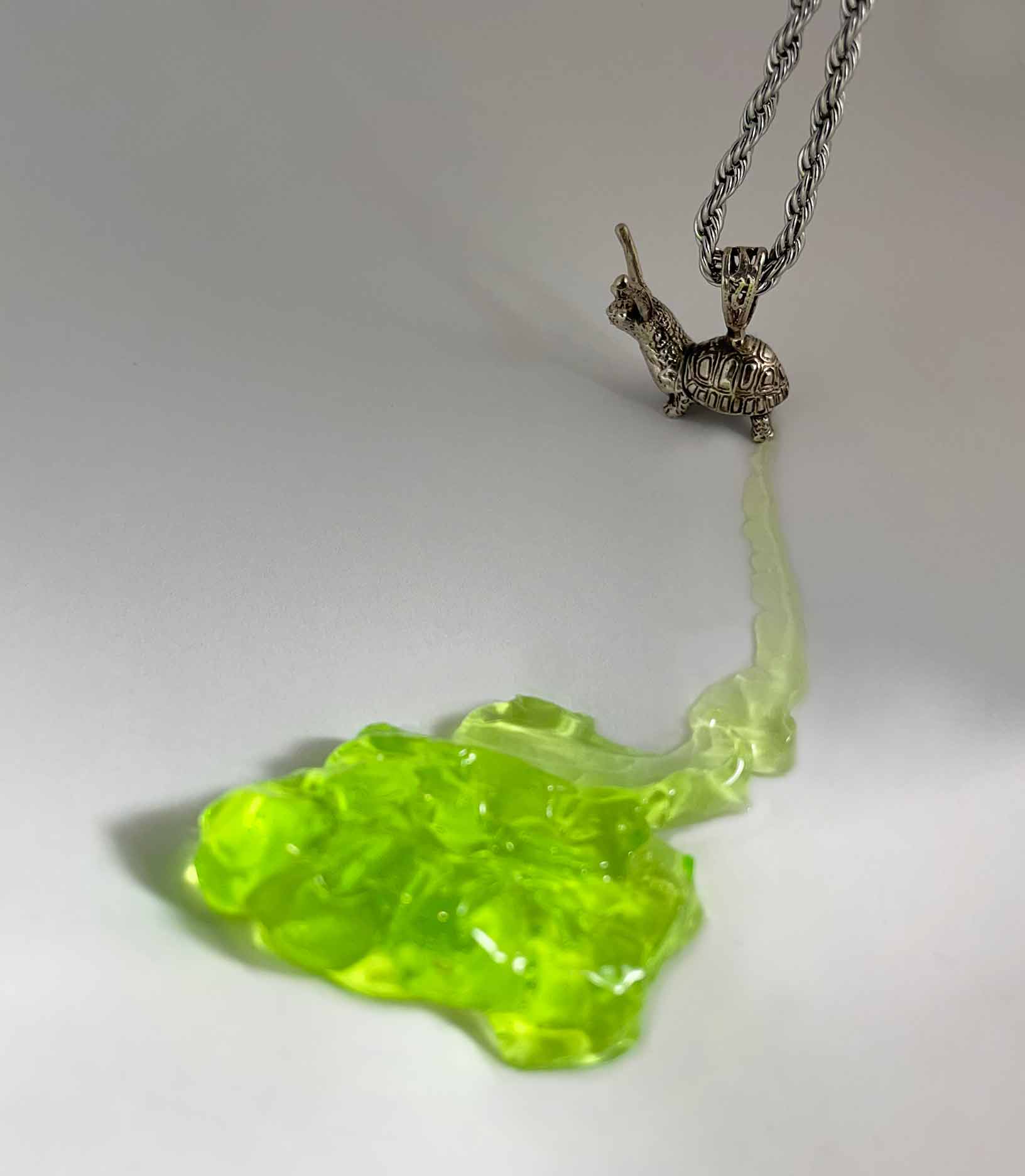 Slug Turtle Necklace "The Slurtle" - Image 2