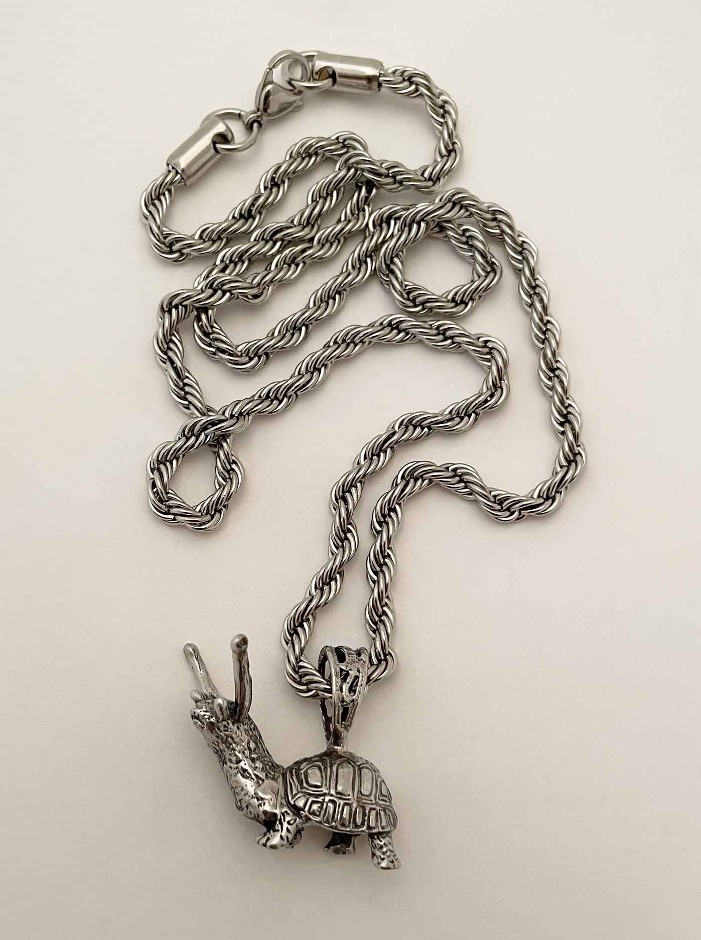 Slug Turtle Necklace "The Slurtle" - Image 6