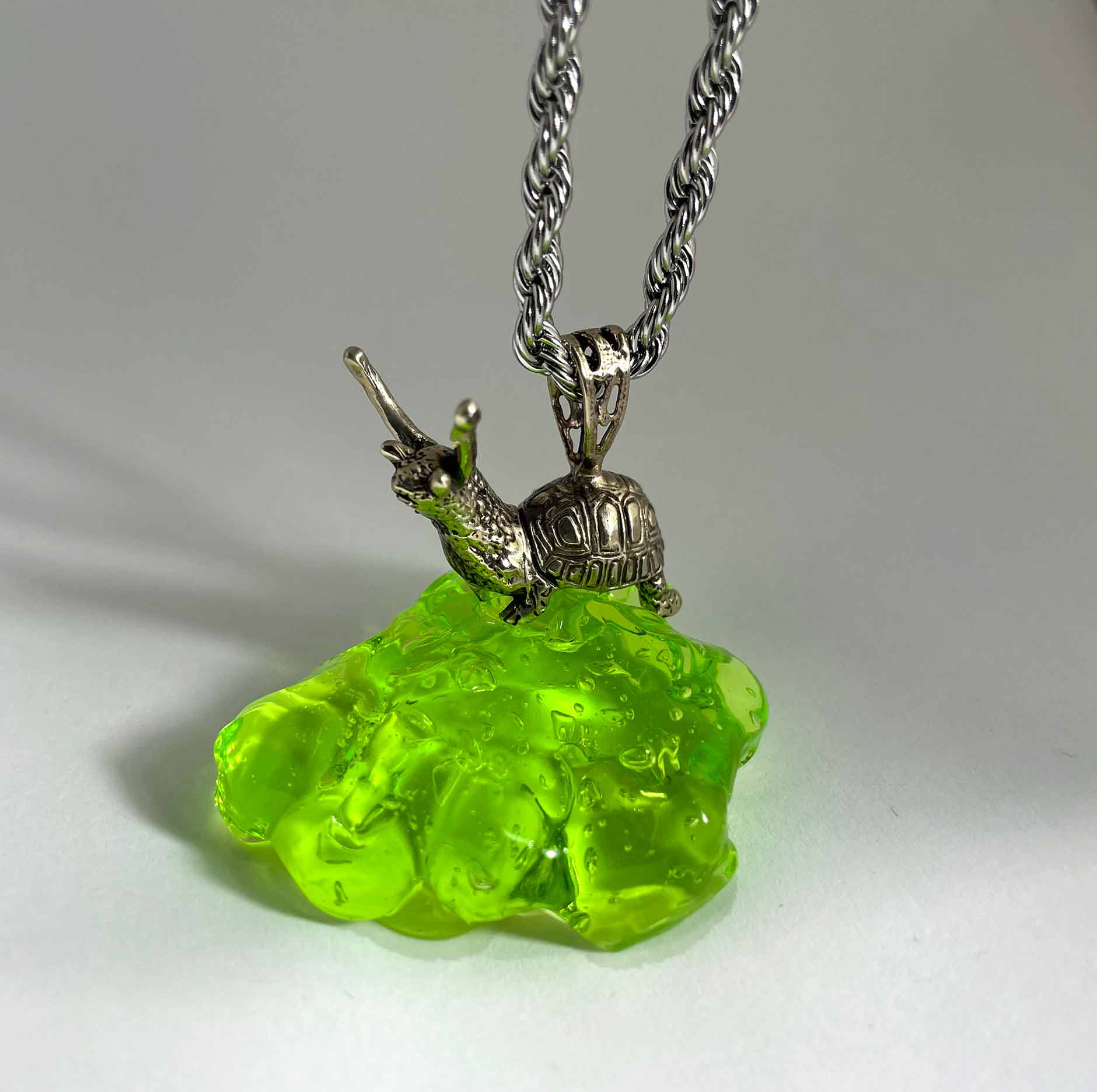Slug Turtle Necklace "The Slurtle" - Image 7