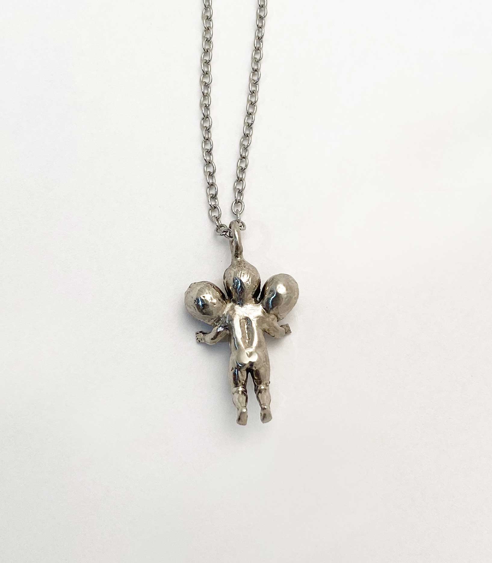 Three Headed Baby Necklace - Image 3