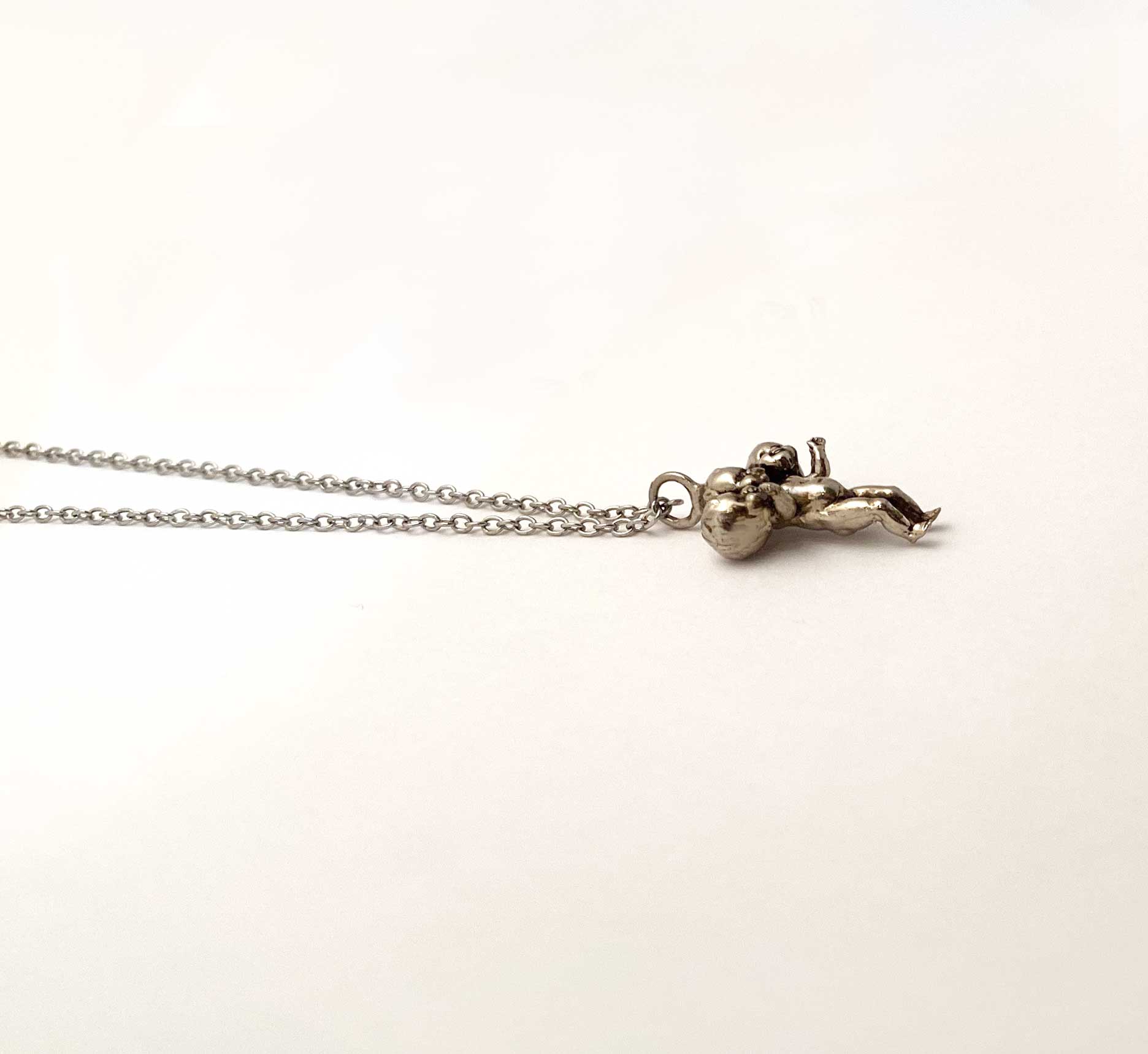 Three Headed Baby Necklace - Image 7