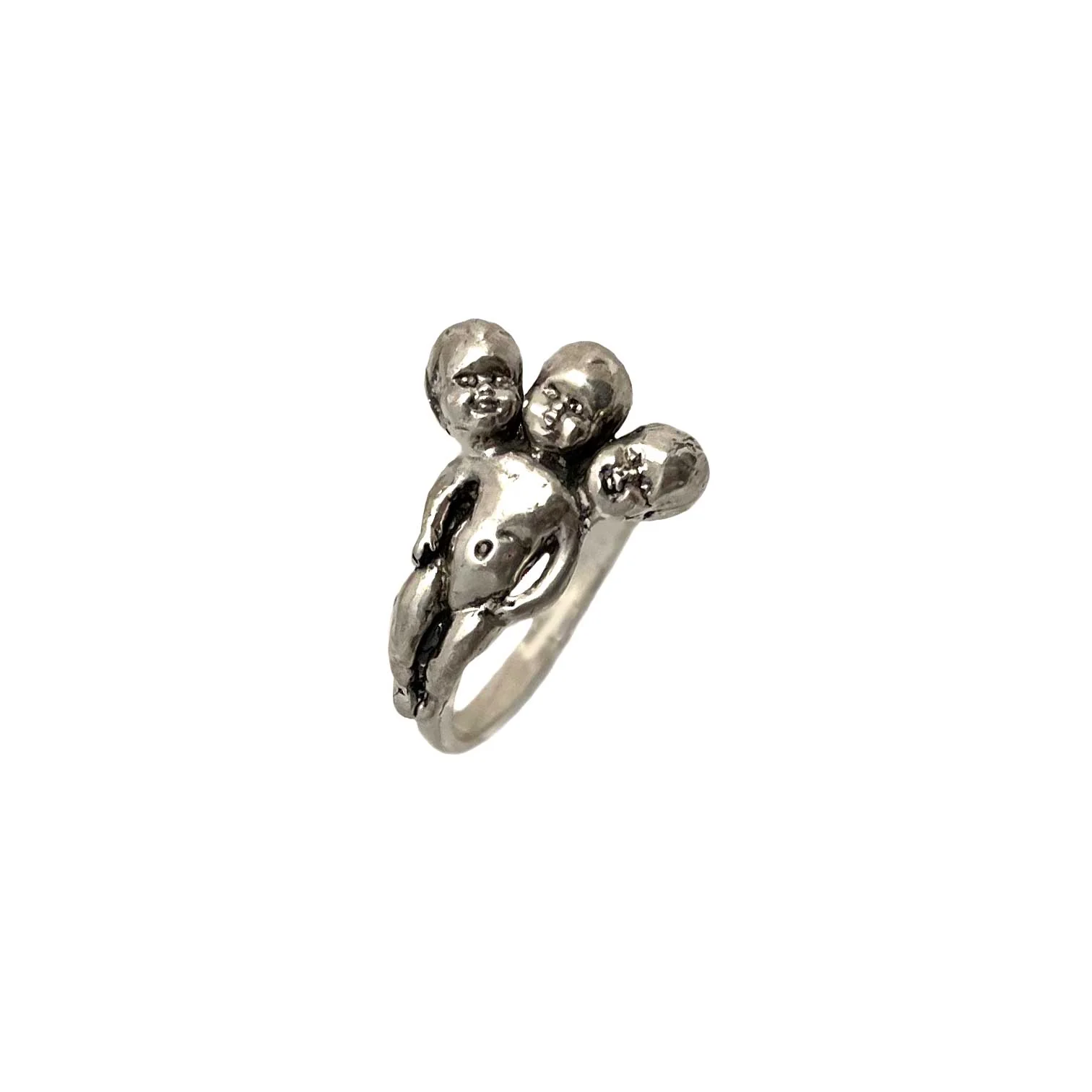 Three Headed Baby Ring Side