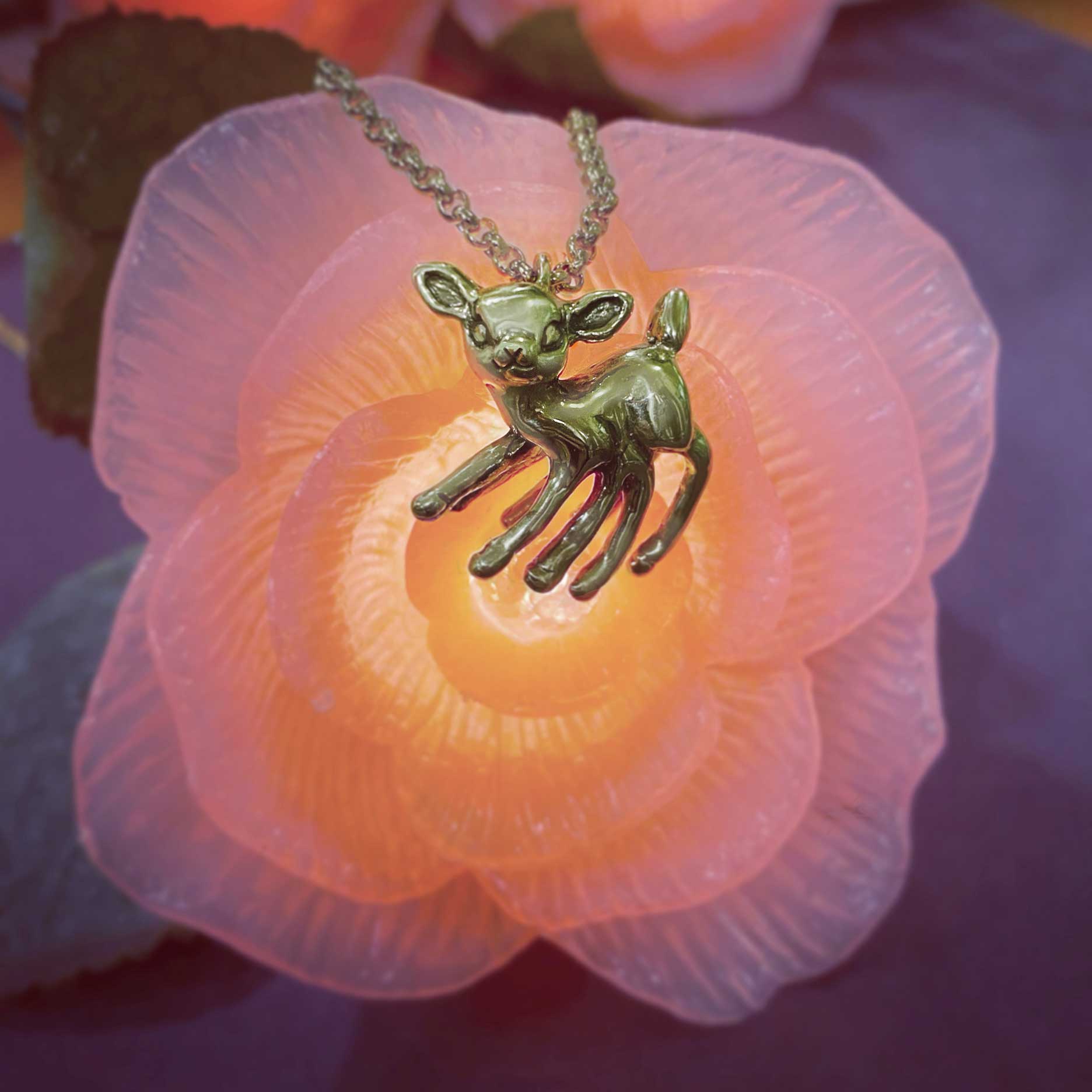 8 Legged Deer Necklace - Image 11
