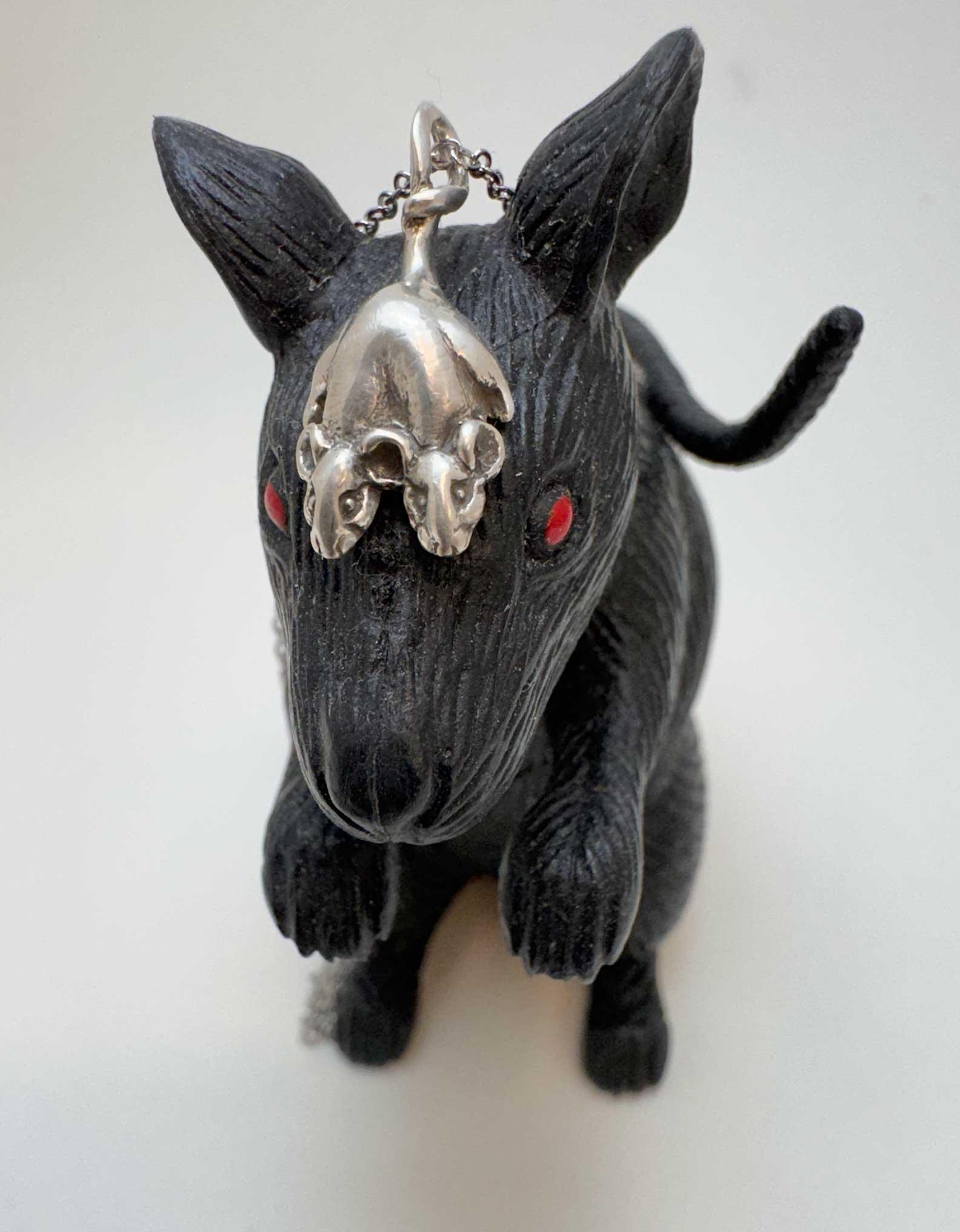 Two Headed Rat Necklace - Image 6