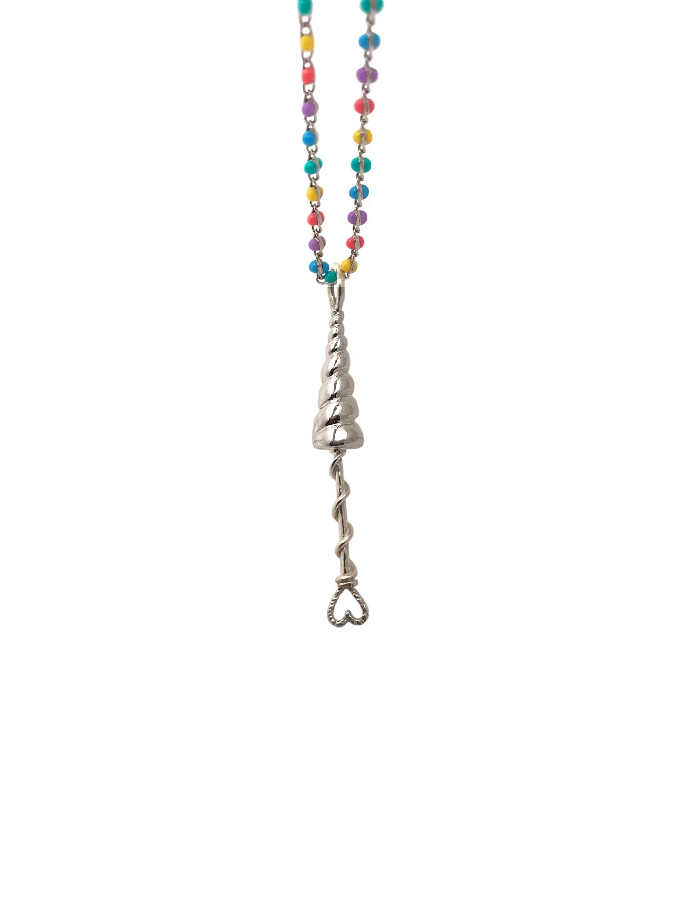 Unicorn Horn Bubble Wand Necklace