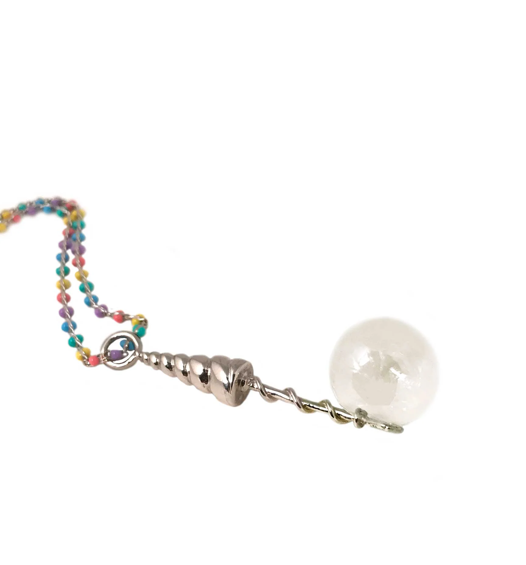 Unicorn Horn Bubble Wand Necklace - Image 4